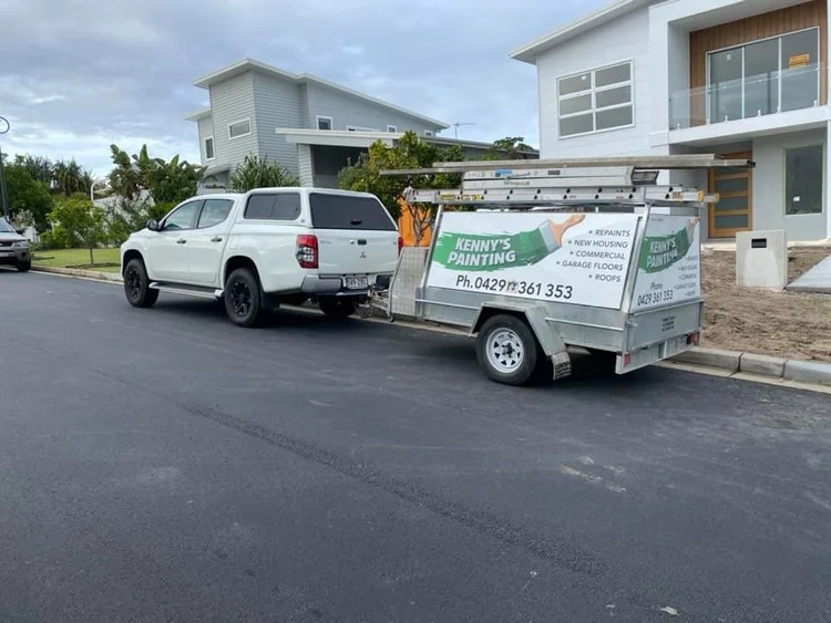 Kenny's Painting on the job across the Gold Coast